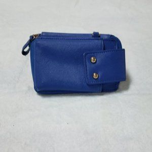 Billfold Card Slot Hand Palm Size Small Zip Close PVC Vinyl Clutch Wallet Purse